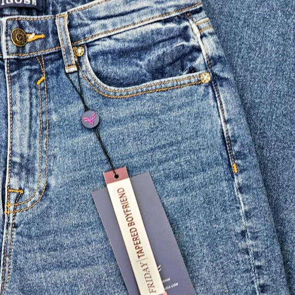 Vigoss Friday Women's High Rise Tapered Boyfriend Medium Wash Jeans Size 26 NWT - Picture 4 of 15